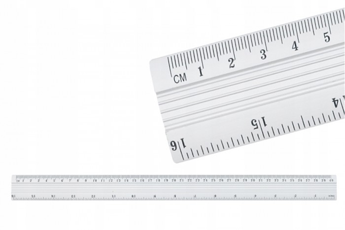 Lineāls GRAND 40cm alumīnija