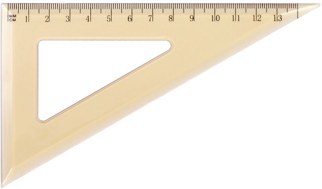 Trīsstūris 60*/13cm dūmakains  GR853
