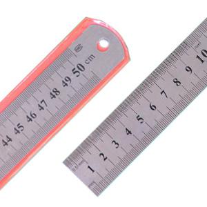 Lineāls 50cm, metāla 0.7mm CN