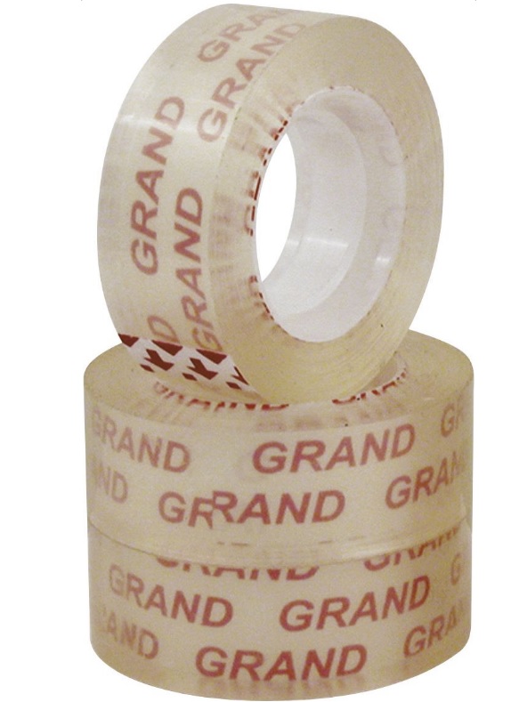 Līmlente 12mmx10m caurspīdīga GRAND