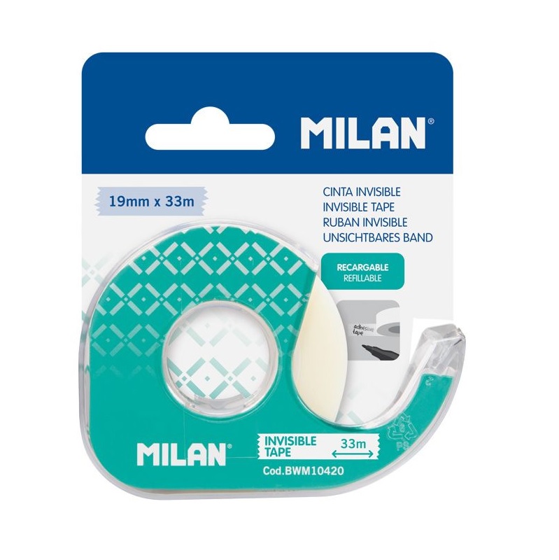 Līmlente 19mmx33m matēta turētājā Milan