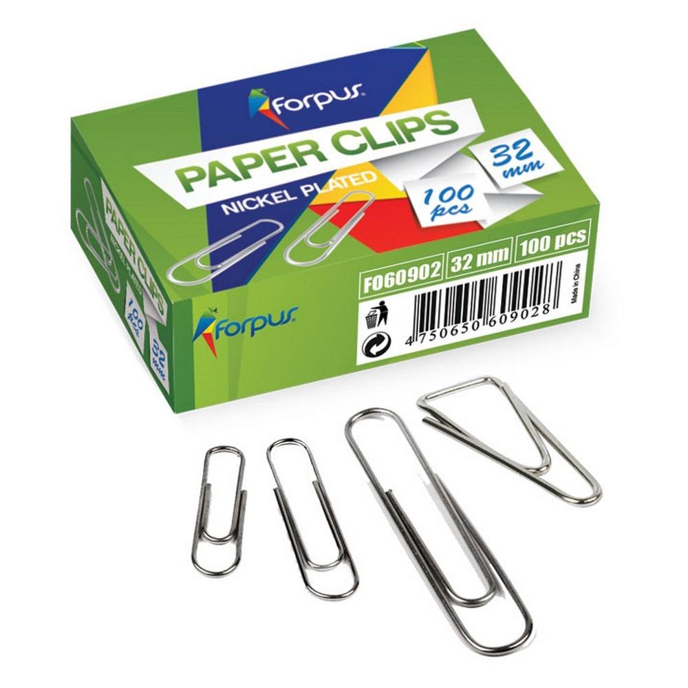 Saspraudes un saspiedēji Saspraudes 32mm (100gab)