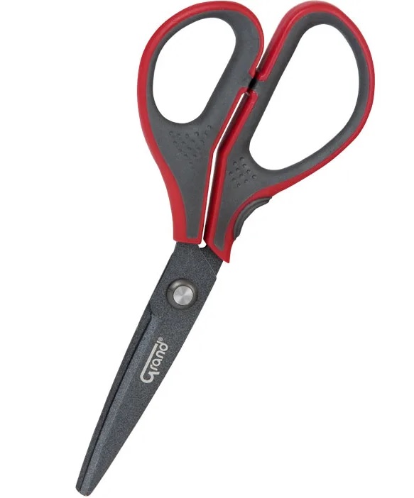 Šķēres 17.5cm Teflon gumijoti