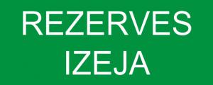Informatīvās uzl Uzlīme "Rezerves izeja&quot