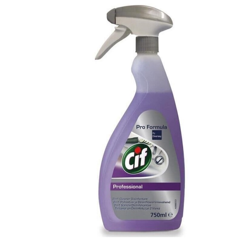 CIF Safeguard virsmu tīrīšanas un dezinfekcijas