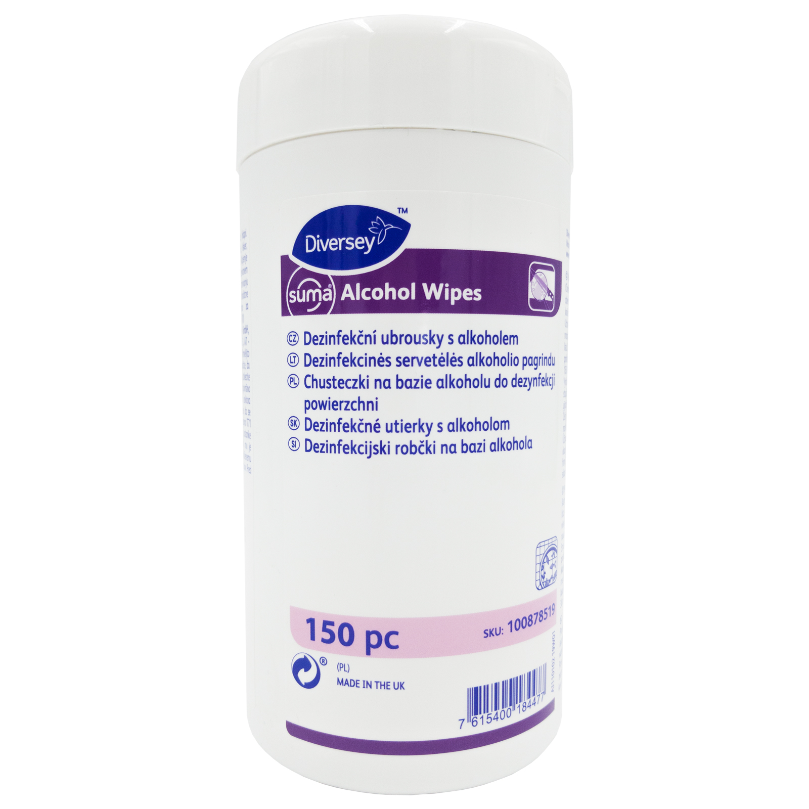SUMA alcohol wipes dezinfekcijas salvetes virsmām