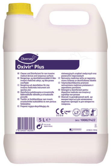 DI OXIVIR PLUS dezinfekcijas tīrīšanas līdzeklis