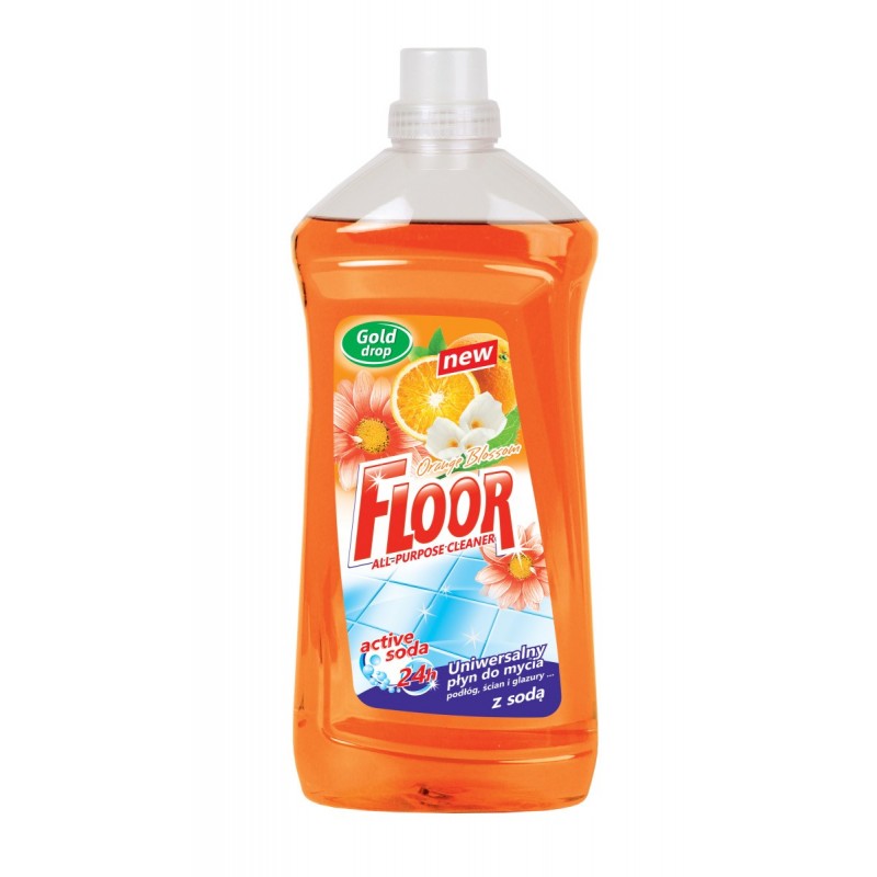 FLOOR universāls grīdas mazgāšanas līdzeklis ORANGE