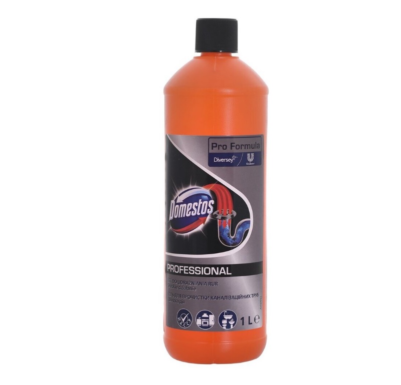 Kanalizācijas cauruļu tīrīšanas līdzeklis Domestos Drain