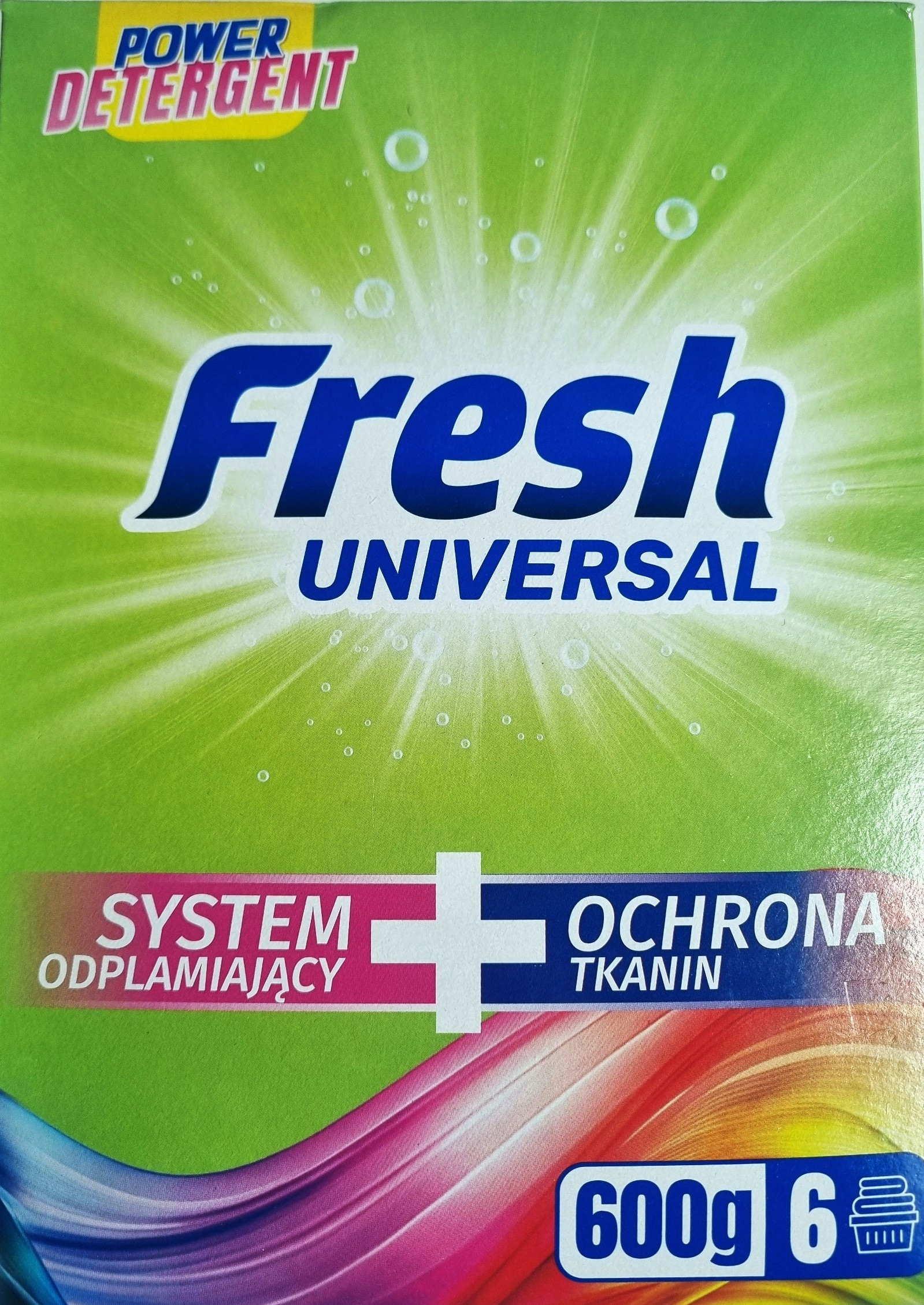 Veļas mazgāšanas pulveris FRESH, (600g)(20gab./kastē)
