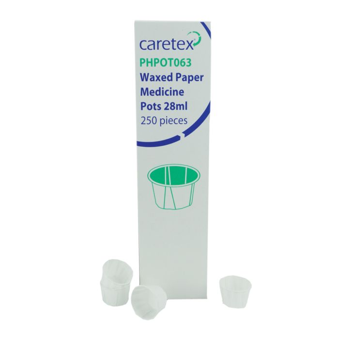 Vaskota papīra zāļu glāzītes, 28ml, 250gab