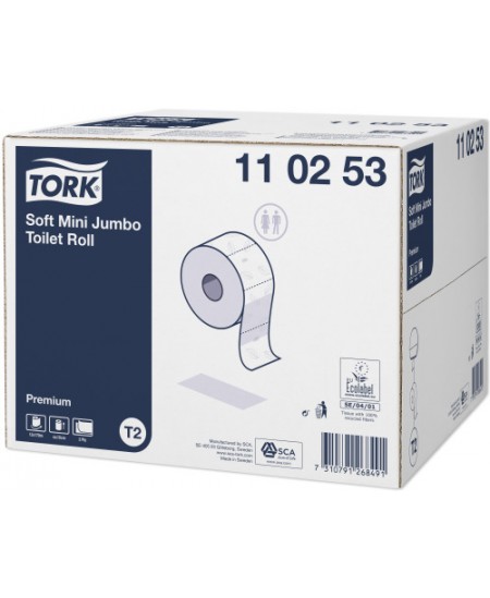Tualetes papīrs Mini Jumbo Premium T2