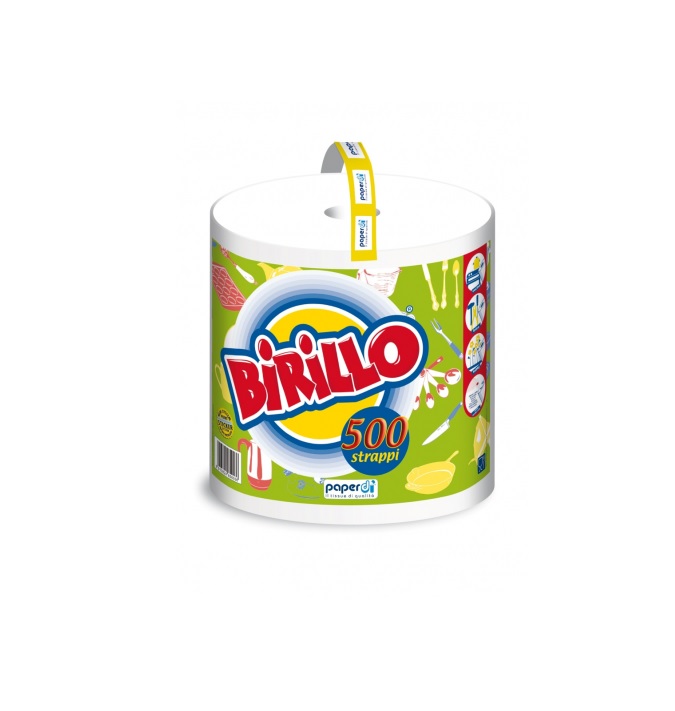 Virtuves dvielis rullis BIRILLO, celuloze, 2-kārt