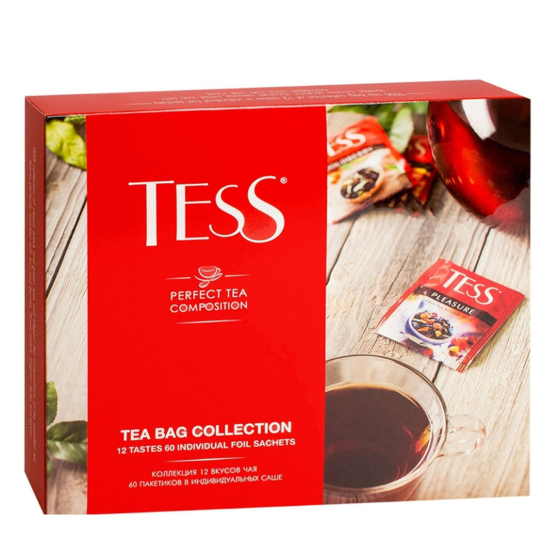 TESS tēju dāvanu komplekts 12 garšas