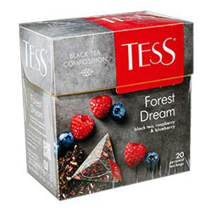 TESS Forest Dream melnā tēja piramīdās