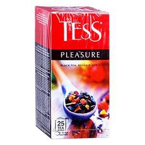 TESS Pleasure melnā tēja 25x1.5g