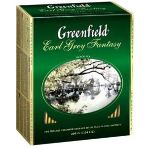 GREENFIELD Earl Grey Fantasy melnā tēja